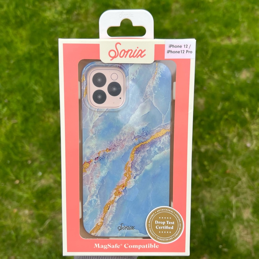 NWT iPhone 12/ 12 Pro MagSafe® Case by Sonix Blue Marble - Picture 3 of 4